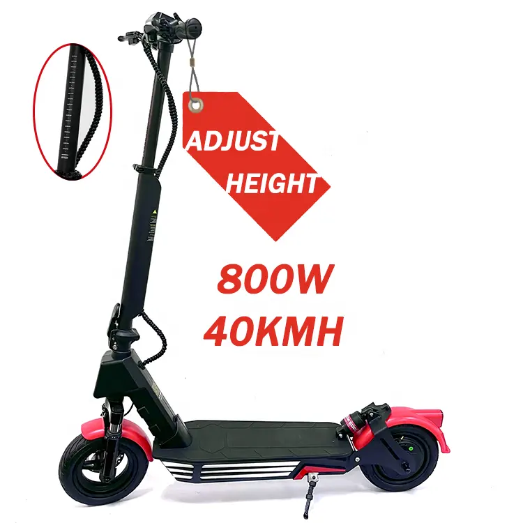 Popolare Scooter elettrico 40Kmh Max Range EU Drop shipping Scooter a doppio freno altezza regolabile skuters