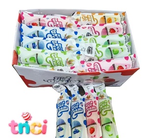 Bonbons liquides à presser aromatisés à la crème glacée, 4 saveurs (Fraise, <span class=keywords><strong>Myrtille</strong></span>, Pomme Verte, Mangue) pour la vente en gros aux détaillants et aux magasins de proximité - Product Image 1