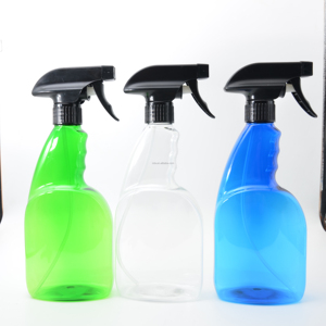 Bouteille pulvérisateur en plastique PET 300 ml avec pulvérisateur à gâchette en forme de petite souris noire, bouteille pulvérisateur ovale <span class=keywords><strong>verte</strong></span> personnalisée pour produits de nettoyage - Product Image 2