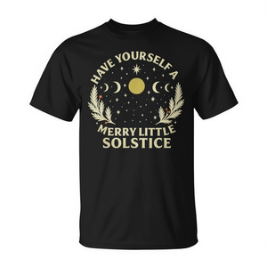 Camiseta Have Yourself A Merry Little Solstice para las fiestas de invierno - Product Image 2