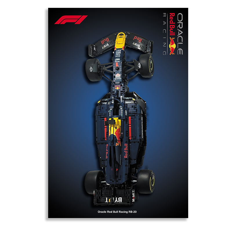 red bull f1-a model does not include building block cars