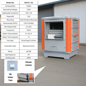 550W 10000cmh công nghiệp ngoài trời tường cửa sổ gắn ly tâm làm mát không khí bay hơi cho không gian rộng lớn và phòng - Product Image 2