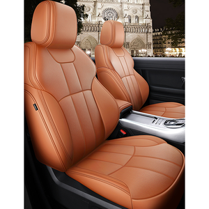 Xiangta luxe étanche personnalisé en cuir Nappa housse de siège de voiture ensemble noir pour Range Rover Sport Velar Discovery <span class=keywords><strong>Evoque</strong></span> - Product Image 4