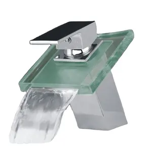Beelee BL0815 современный смеситель для раковины водопад кран для ванной стеклянный кран