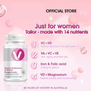 50 + compresse <span class=keywords><strong>Complete</strong></span> multivitaminico multiminerale 30 compresse una volta al giorno Multi per donne attive sopra i 50 anni aiutano la salute delle ossa - Product Image 4