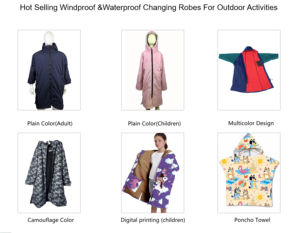 Parka de natación con estampado de hadas de unicornio para niños, capa de toalla con capucha, manga larga, cálida, de secado rápido, <span class=keywords><strong>bata</strong></span> cambiante impermeable para niños - Product Image 6