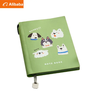 Mignon en gros A5 couverture rigide Sublimation Journal carnets Budget planificateur laitier cahier pour étudiants en cuir PU