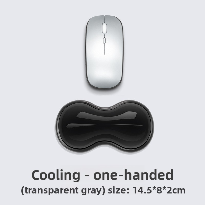 Froid-une main-noir transparent