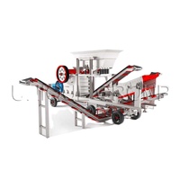Broyeur de pierres mobile 30tph pour roche mobile Broyeur à mâchoires PE300x500
