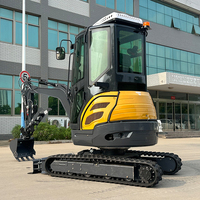 HARGA TERJANGKAU Excavator Mini 2 Ton Mesin Kubota Bersertifikasi EPA CE Euro 5 Distributor Dicari Perlindungan Mini Digger