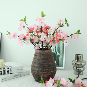 ดอกซากุระผ้าไหมเสมือนจริงสำหรับตกแต่งบ้านงานแต่งงาน กิ่งเดี่ยว JT 001004 - Product Image 1