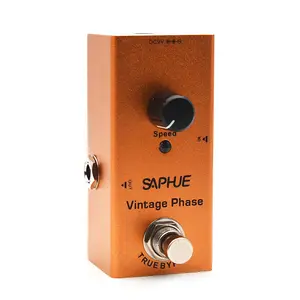 SAPHUE Electric Guitar Ultimate Drive Pedal Gain/Level/Tone Knob High/Low Frequency Effect Pedal Mini Single Type DC 9V