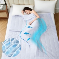 Couette en fibre de couleur avec logo personnalisé thérapie pour adultes autisme quatre saisons couvertures lestées glacées et froides tissées maison hôtel hôpital