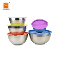 Accessoires de cuisine Bols à Mélanger En Acier Inoxydable Bol Ensemble