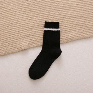 Las chicas brazalete de visón suave de algodón de moda de la <span class=keywords><strong>calle</strong></span> vestido Calcetines - Product Image 5