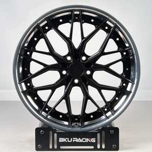 KW 2 pièces pour Ferrari F355 360 <span class=keywords><strong>456</strong></span> 328 550 599 612 F430 F50 F40 roue forgée 18 19 20 pouces multi-rayons 5x108 jante en alliage classique - Product Image 2