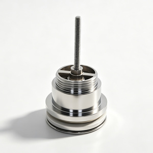 Valvola di scarico a scomparsa in ottone cromato per lavabo, con pulsante a scatto, G1 1/4, tappo da 63mm, asta in acciaio inossidabile, molla anti-odore - Product Image 5