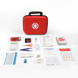 Botiquín de Primeros Auxilios de Grado Médico con Carcasa Rígida de EVA, Certificado CE 18, Resistente al Agua, a Prueba de Golpes, Compacto, Ligero y Portátil - Product Image 3