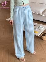 Pantalon décontracté ample Loveda pour femme, imprimé, style streetwear, respirant, coupe droite, idéal pour l'extérieur – Nouvelle collection très prisée