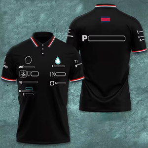 ชุดแข่งรถ <span class=keywords><strong>Mercedes</strong></span> Benz F 1ชุด2025ชุดกีฬากันน้ำสำหรับผู้ใหญ่เสื้อสูตรหนึ่งแบบใหม่ - Product Image 6