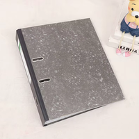 Carpeta de moda A4 FC tamaño PVC 2 3 pulgadas cartón prensado papel 2 agujeros Carpeta de anillo palanca de mármol arco carpeta de archivos