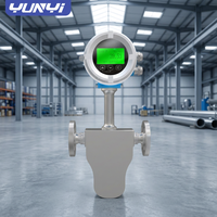 Medidor de Flujo Másico Coriolis Yunyi de Alta Precisión, Medidor de Flujo Másico Digital para Petróleo, Gas y Productos Químicos con RS485 4-20mA Ex d