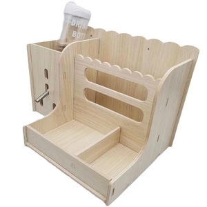 Atacado: Comedouro e Bebedouro Multifuncional de Madeira para Coelhos, Chinchilas, Porquinhos-da-Índia e Hamsters - Product Image 5