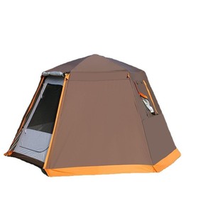 Nouvelle tente hexagonale automatique pour 4/5/6/7/8 personnes, style yourte pour le camping familial - Product Image 2