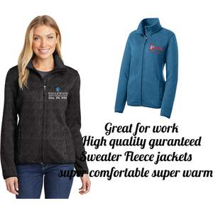 2025 Women's Customizable L232 <b>Fleece</b> <b>Sweater</b> Jackets Outdoor Style with Your Own Logo Texts Available in 3 Colors - Product Image 5