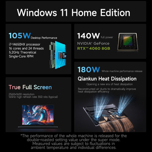 Ordinateur portable de jeu Legion Y7000p 2024, ordinateur portable Irx9, écran 16'' 2.5k 165hz, processeur I7-14650hx, 16 Go de RAM, 1 To de SSD, carte graphique Rtx4060, Wifi 6e, Y7000 - Product Image 6