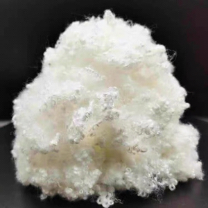 Fibra discontinua de poliéster conjugada hueca al por mayor, fibra discontinua de poliéster siliconada personalizada de 15Dx76MM - Product Image 4