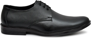 Chaussures habillées décontractées légères en cuir véritable noir pour hommes, coupe classique, confortables pour le quotidien et les affaires, design intemporel, livraison rapide - Product Image 3