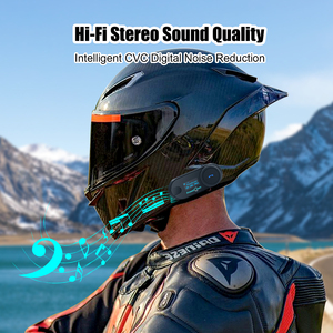 T-COM SC ชุดระบบสื่อสารอินเตอร์คอม BT5.0จับคู่อเนกประสงค์ขนาด800เมตรพร้อมหน้าจอ LCD/เพลงร่วมกัน - Product Image 6