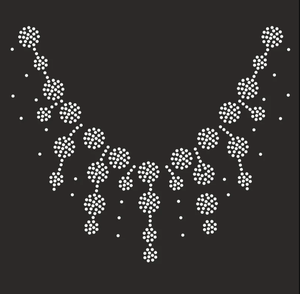 Motivo Termoadesivo di Lusso con Teschio in Strass, Logo Personalizzato in Cristallo per Magliette - Product Image 6