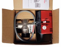 Katup Penutup Motor Listrik Kuningan 2 Arah DN25 220VAC untuk Fan Coil AC Sentral