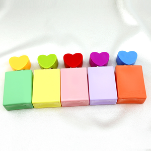 Customizable logo 30ml New Design Colorful Cute square <b>Refillable</b> Glass <b>Perfume</b> Spray Empty Bottle with love Hat - Product Image 2