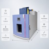 Cámara de Envejecimiento por Simulación de Luz Solar con Pantalla Táctil para Pruebas de Envejecimiento según ASTM G155 ISO 4892.2