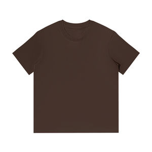 เสื้อยืดคอกลมสำหรับผู้ชายผ้าคอตตอน100% 280 GSM ระบายไหล่แบบพอดีตัว - Product Image 6