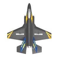 Drone RC planeur KF605 2.4G à aile fixe, avion télécommandé électrique en mousse EPP à lancer à la main, modèle de chasseur F35 pour extérieur