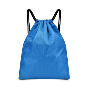 ホットセールカラフルポリエステルバックパックバッグ再利用可能なスポーツ巾着袋無地巾着袋 - Product Image 3