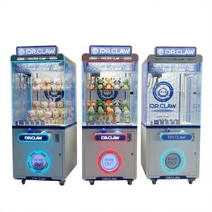 Custom Coin-Operated Crazy Claw Machine Multiple Plug Rentable Mall Toy con 2 Garras FECs Doll Crane Sales - Product Image 1