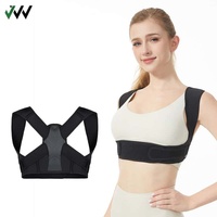 Correcteur de posture dorsal invisible pour femmes, soutien supérieur pour redresser le dos