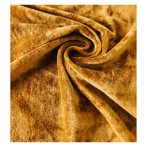 Tissu velours de luxe 240 g/m² 80 % Tencel 20 % Poly 180 cm pour vêtements durables en gros - COULEUR JAUNE - Product Image 2