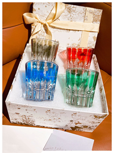 Service de verrerie en cristal autrichien peint à la main, style luxe - Product Image 3