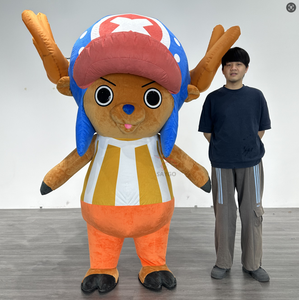 Costume Mascotte Gonfiabile Natalizio di Tony Chopper da <span class=keywords><strong>One</strong></span> <span class=keywords><strong>Piece</strong></span> per Adulti, Costume da Mascotte Cartone Animato per Eventi Pubblicitari - Product Image 2