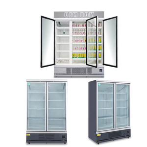 Congélateur <span class=keywords><strong>de</strong></span> supermarché économe en énergie Réfrigérateur 3 portes vitrées Congélateur <span class=keywords><strong>vertical</strong></span> <span class=keywords><strong>vertical</strong></span> industriel pour aliments surgelés Crème glacée - Product Image 4