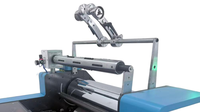 Machine à plastifier manuelle pré-enduite WESTONIX YFMB-750A, entraînement hydraulique, vitesse 30 m/min, pour emballage papier et plastique