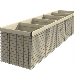 High-Resistance Border <strong>Gabion</strong> Square Welded Galvanized Iron Wire Flood Control Retaining Wall Stone Bag Sand Fill Stone Cage - Product Image 5