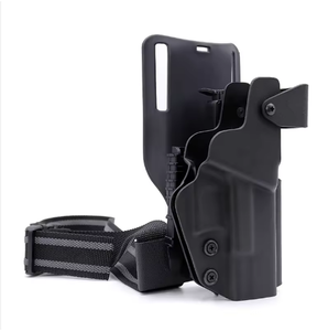 ซองปืนพกนอกเอวแบบปลดเร็ว Universal Belt Tie Down Quick Draw Holster OWB G19 ซองปืน Kydex แบบปลดเร็วสำหรับขาขวา ปลดด้วยนิ้วหัวแม่มือ - Product Image 1