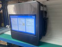 Pantalla LCD de alto brillo de 18,5 pulgadas, bolsa de entrega de alimentos publicitaria, mochila portátil para caminar, cartelera Digital